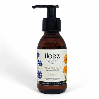 Huile démaquillante au bleuet et au calendula de Belle-île-en-mer